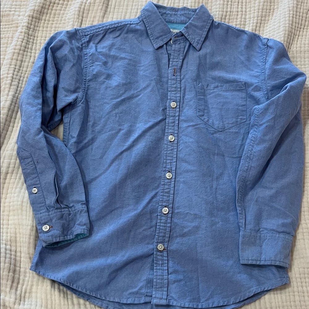 Alexander Julian Kids Blue Button Down Shirt